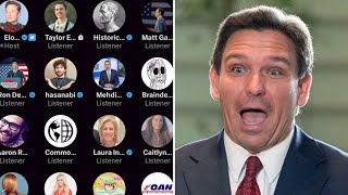 Twitter Spaces CRASHES During Ron DeSantis' Campaign Launch