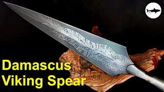 Forging a Damascus Viking Spear