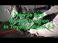 How to find oil leaks location in Toyota engine ?