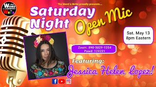 WIW Saturday Night Open Mic feat. Jessica Helen Lopez!
