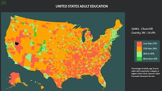 Visualize Data with a Choropleth Map - freeCodeCamp Data Visualization Project Tutorial