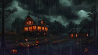 Cottage - Halloween Ambience with Fireplace, Rain, & Distant Thunder for Relaxation
