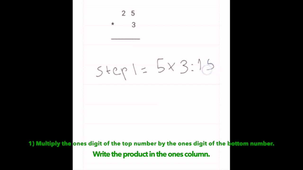 Short Multiplication Method At Paul Bennette Blog