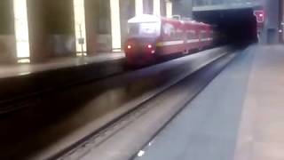 SNCB/NMBS AM 75 leaving Antwerp Central train station