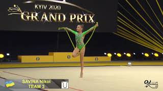 Nikol Savina 2007 Rope 16.750 - Deriugina Cup 2020 (Day 2)