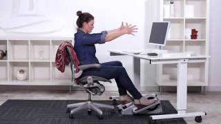 5 Min Cubii and Stretching Routine For The Office