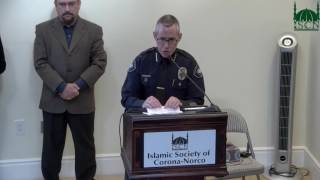 ISCN - Friday Jan 13, 2017 - Message From Corona Police Chief Michael E. Abel