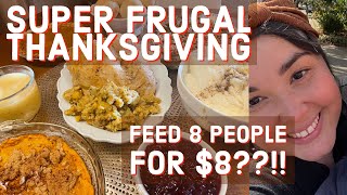 EXTREME GROCERY BUDGET CHALLENGE Thanksgiving Edition 2021 | Frugal Holiday Meal for 8!