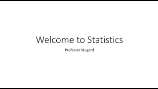 Introduction to Statistics and MyStatLab
