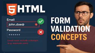 Validate HTML Forms Without JavaScript | HTML5 Form Validation Explained