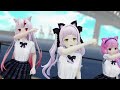 【mmdホロライブ】ハッピートラップ【百鬼あやめ 紫咲シオン 湊あくあ】