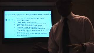 Disciplinary Procedures and Correcting Poor Performance Training Video
