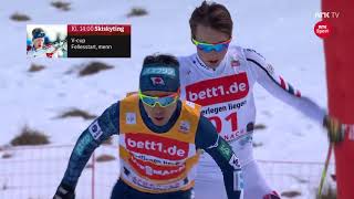 2017/18 combinata 15 km Schonach - Akito Watabe, Jarl Magnus Riiber, Riessle