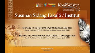 MAJLIS KONVOKESYEN UKM KE 52 - SIDANG 12