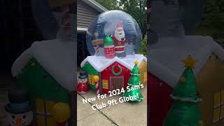 New for 2024 Sam’s Club Gemmy Airblown Inflatable Snowglobe #christmas #airblown #gemmy