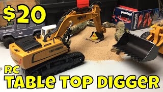 RC Excavator Table top construction 1331 Digger. RC