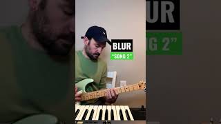 Blur “Song 2” Intro #blur #song2 #woohoo #rockriffs #damonalbarn #guitarriff