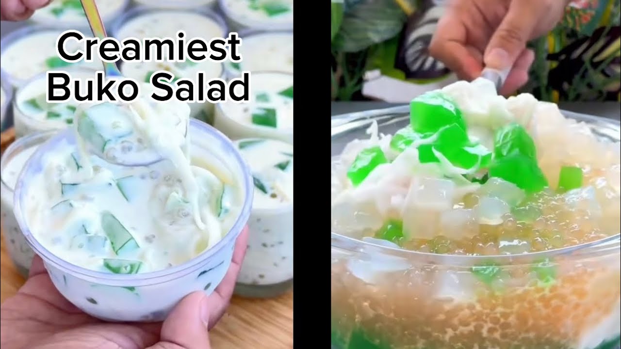 CREAMIEST BUKO SALAD RECIPE | Panlasang Pinoy - YouTube