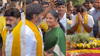 Nandamuri Balakrishna Visuals @ NTR Ghat | Sr NTR Jayanthi | Manastars