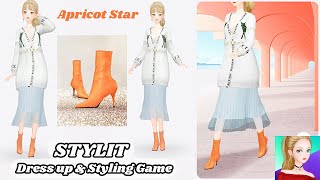 STYLIT - Dress up \u0026 Styling Game: Apricot Star: A pair of ankle boots in a pearly peach color!