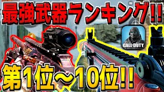 現環境の最強武器ランキング！第1位～10位を本気でランク付け！おすすめカスタムも紹介！【CODモバイル】