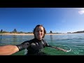 surfing the glassiest waves ever raw pov