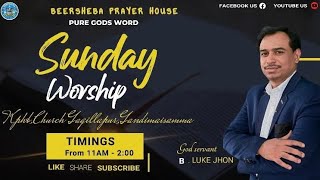 Sunday Worship message by bro. luke john