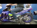 Yamaha Y15ZR aRacer RC M4 Dyno Tuning - Motodynamics Technology Malaysia