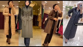 أرقى وأشيك معاطف شتوية للمحجبات2023/ best hijab/hijabi girl