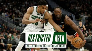 All-Access: Bucks Storm Back To Beat Heat | Jrue Holiday Game Winner | Giannis 28p/17r Double-Double