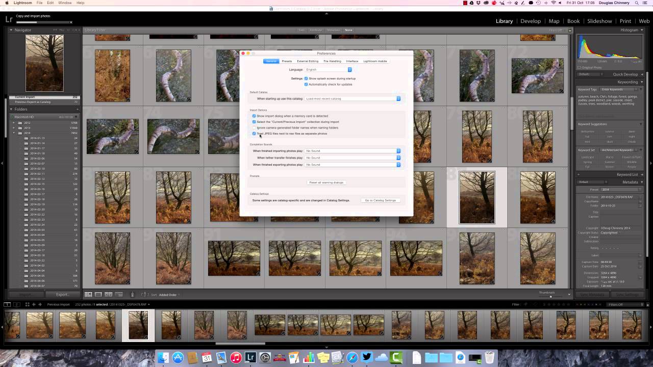 How To Get Lightroom To Import Raw Files & Jpegs Together - YouTube