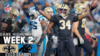 New Orleans Saints vs. Carolina Panthers | 2023 Week 2 Game Highlights