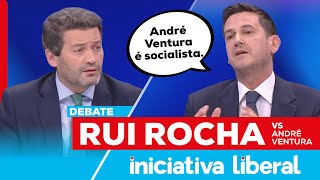 ❌ CHEGA DE SOCIALISMO - RUI ROCHA vs ANDRÉ VENTURA