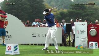 [HD SLOW] YE YANG - 2011, Driver Golf Swing, tee shot(4)