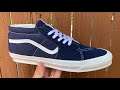 Vans Review: Vans Vault Originals OG Sk8-Mid LX (Suede/Canvas) Navy/White