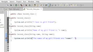 Java Beginners Tutorial- 19: Multiple Constructors in a Class a.k.a Constructor Overloading