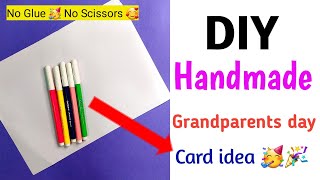grandparents day card/grandparents day card making ideas/grandparents day card simple/handmade card