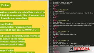 Tutorial JavaScript for beginners #55 Cookies Part 1 # M Tutorial