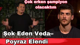 Survivorda Şok Veda Poyraz Elendi Abi Yalvarırım Şaka De Çok Erken Daha Şampiyon Olcaktım