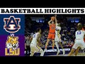 #16 AUBURN VS LSU   MEN’S BASKETBALL FULL GAME HIGHLIGHTS