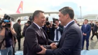 Президент Кыргызстана Садыр Жапаров прибыл в Астану