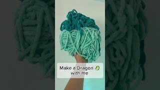 Make a dragon 🐉 with me 💅 #crochet #yarn #amigurumi #plushies #dragon #handmade