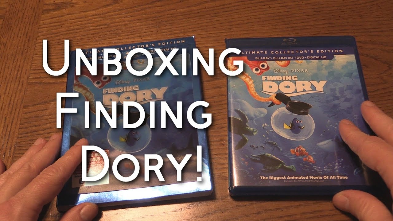 FINDING DORY - Unboxing The Ultimate Collector's Edition 3D Blu-ray ...