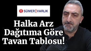 Sümer Varlık Halka Arz Tavan Tablosu #smrva Dağıtımı Çok Oldu Kaç Tavan Gider