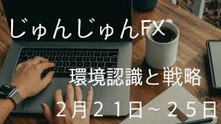 じゅんじゅんFX　環境認識　２月２１日〜