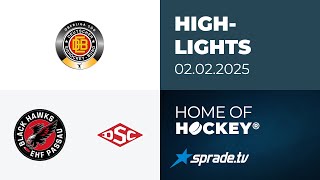 02.02.2025 - Highlights - EHF Passau Black Hawks vs. Deggendorfer SC