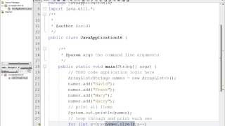 Java Programming - Lists, Stacks, Queues, and Priority Queues - ArrayList Example