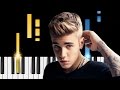 DJ Khaled, Justin Bieber, Quavo, Chance the Rapper, Lil Wayne - I'm the One - EASY Piano Tutorial
