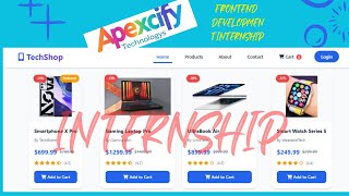 Product Listing & E-commerce Website | HTML CSS JavaScript | Frontend Internship Project