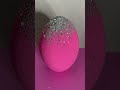 barbie silver glitter pink easter egg 🥚